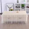 Table Cloth Home With Lace Rectangular Tablecloth For Covers Romantic Embroidered Coffee Cover 2023