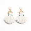 Stud Earrings Arrival Bride Handmade Seed Bead White Dress MRS Party For Women