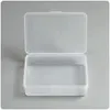 Small storage box transparent mini box desktop mini transparent plastic parts box item packaging box food grade polypropylene PP HKD230812