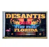 Ron Desantis voor president 2024 Verkiezing USA vlag 90x150cm 3x5ft Make America Back Houd Florida gratis Home Garden Banner Decorations in de VS