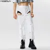 Hommes pantalons Joggers couleur unie 2023 poches évider Streetwear pantalon hommes ample Sexy mode mâle Cargo pantalon S-5XL INCERUNLF20230824.