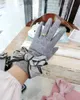 Cinq doigts gants rayé arc cachemire coréen dames hiver mode mignon écran tactile doigt chaud femmes A431 230824