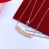 Collier de design de luxe bijoux pour les hommes d'amant Femmes Fashion Pendant Gold et Collier Love Collier Rose