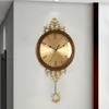 Väggklockor Creative Vintage Stylish Silent Wood Minimalist Living Room Sovrum Horloge Murale Home Design WZ50WC