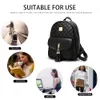 Bolsas escolares 3pcs Leather Backpack Purse Mini Design Feminino Mini para Mulheres Pequenas 230823