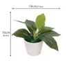 Faux Floral Greenery Mini Artificial Plants Bonsai Small Simulated Aloe Tree Pot Plants Fake Flowers Office Table Potted Ornaments Home Garden Decor 230823