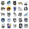 50 PCSオオカミステッカー動物の防水PVC装飾携帯電話車日記オフィス漫画