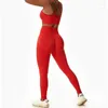 Kvinnors leggings fitness Gym slit