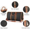 Duffel Bags Carning On Harment Bag Большой кожаной дафлет PU для водонепроницаемого путешествия с бушеткой 2 в 1 подвесном чемодане