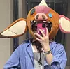 Legends Of Zeldaed Bockbrin Plush Hat Cute Soft Stuffed Cartoon Game Nose Can Make Sound Toy Cosplay Prop Kid Gift HKD230823