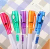 wholesale creative office stationery with new flashlight multifunction ballpoint pen school office supplies flashing pen led lighted up LL