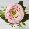 Flores decorativas lindas rosa peony rayon flor small bouquet flores festas de família decoração de casamento de primavera falsa