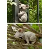 Decorazioni da giardino koala statue figurina animale simulato