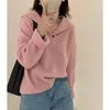 Women's Sweaters Spring Autumn Fashion Korea Version Knit Women Sweater Pullover V-Neck Loose Female Jumper Tops