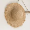 Boinas verão Raffia Sun Chapéu para Mulheres largura Moda de moda Sombra Dome palha menina ao ar livre praia Panamá 230823