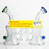 DHL!!! Beracky 6 inch glazen waterpijpen met 14 mm glazen kom Bedwelmende glazen waterleidingen Bekerwaterpijpen Dab Olieplatforms Recycler Bong voor Smoking23 LL