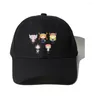 Ballkappen Unisex Baseball Cap Teenager Hip Hop Sport Jungen Mädchen Sonnenhut für Anime Miss Kobayashis Maid Cartoon Geschenk