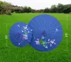 assorted colors with handpainted flower designs wedding bride umbrella silk parasol Top QualityZZ