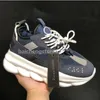 2023 Scarpe casual della moda Italia Top 1 reazione a catena di qualità Gioielli selvatici Allenatore a catena sneaker Sneaker ciliegia Bluette Dimensioni EUR 36-46 B4