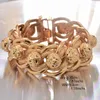 Bransolety Bangle Dubai Gold dla mężczyzn Kobiety Wedding Link Łańcuch Islamski muzułmańska arabska biżuteria z Bliskiego Wschodu Afrykańska bransoletka Prezenty 230824