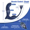 Cuecas Calcinhas Masculino Massagem de Próstata Vibrador Anal Butt Plug Pênis Anel Peniano Controle Remoto Períneo Estimulador Brinquedo Sexual Para Homens Masturbador 230824