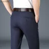 2023 primavera outono calças casuais masculinas homem fino ajuste chinos moda calças masculinas formais roupas de marca plus size 30-40lf20230824.