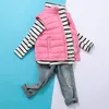 Down Coat 2023 Winter Kids Vest Ultra Light White Duck Jackets Boys Girls Mouwloze Waistcoats Fluffy Warm Snowsuit