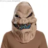Le cauchemar avant Noël Oogie Boogie Cosplay masque Costume casque en Latex Halloween fête carnaval accessoires Q230824