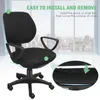 Chair Covers Office Cover Universal Stretch Desk Removable Computer Slipcovers Rotating Armchair Slipcover For Home