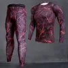 Men s Thermal Underwear Camouflage Set Long Johns Winter Base Layer Men Sports Compression Sleeve Shirts 230823