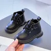 Boots Baby Kids Boots Boys Boys Shoes Autumn Winter Leather Boots Boots Fashion Toddler Girls Boots Kids Snow Shoes E08091 L0824