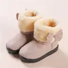 Сапоги девочки новые хлопковые туфли зимние снежные сапоги детские девочки для девочек принцесса обувь детские короткие ботинки теплые детские туфли D955 L0824