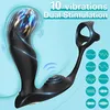 Slips Höschen Prostata Vibrator Plug Anal Butt Massagegerät Verzögerung Ejakulation Lock Ring Penis Cockring Fernbedienung Masturbator Sexspielzeug für Männer 230824