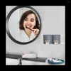 Badtillbehör Set Electric Tooth Brush Hållare Väggmonterad tandkräm Dispenser Adhesive Ventilated Keeping Neat