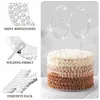 Cake Tools Verjaardagsfeest Decoratienummer 60 Topper Bling Crystal 60th Rhinestone verfraaiing accessoires