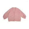 Women's Knits Retro Soft Waxy Mink Sweater Cardigan Women's Spring And Autumn Loose Gentle Lazy Outer Wear Top