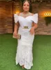 Basic Casual Jurken Bruiloft Gala Avond Dubai Afrikaanse Vrouwen Luxe Pailletten Bloem Zeemeermin Jurk Lange Jurk Elegante Dames Verjaardag Gewaad 230824