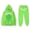 Herren-Designer-Hoodie-Sweatshirt Lila Sp5der 555555 2023ss Pullover für Männer und Frauen Young Mob Spiderweb Star