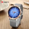 Curren Top Brand Herr Sport Watches Creative Design Chronograph Quartz Wristwatch Steel Band Date Clock Relogio Masculino Reloj319s