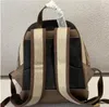 Designer Backpack Knapsack Book Bag Luxury Brand Tassen Dubbele portemonnee rugpakket Schouderbanden rugzakken vrouwen mannen lederen reissatchels