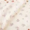 Filtar stilar baby mjuk bomull filt söt björn tryck muslin spädbarn badhandduk sommar barn sängkläder nyfödd swaddle wrap baby grejer