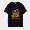 Herren T -Shirts Sommer Casual Bear Muster Hemd Männer / Frauen amerikanische Streetstyle -Paar T -Shirt Lose Clothers