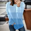 Dames hoodies patchwork kleur sweatshirts dames minimalisme outdoor sportspoorpeinten harajuku losse bemanning nek basische pullovers tops