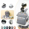 Backpack borse per la scuola USB Design Mummy Pannolone di grande capacità Maternità Bambino bagnato Baby incinta 230823 230823