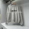 Designer massaduto Sweatshirts ESS 1977 Pullover com capuz com capuz solto Hoody para mulheres Pullover Men