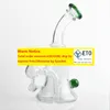 DHL!!! Beracky 6 inch glazen waterpijpen met 14 mm glazen kom Bedwelmende glazen waterleidingen Bekerwaterpijpen Dab Olieplatforms Recycler Bong voor Smoking23 LL