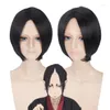 Party Supplies Anime Hoozuki No Reitetsu Hozuki Cosplay Wigs Nana Middle Halloween Short Black Costume Hair