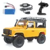 Voiture électrique/RC Voiture RC MN90 112 échelle RC voiture sur chenilles 24G 4WD télécommande camion jouets Kit non assemblé enfants enfants cadeau D90 x0824 x0824
