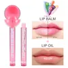 Lollipop Candy Tint Lip Balm Mip Moil Duo Colore Coloring Tencted Balmes Увлажняющие губы макияж