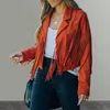 Chaquetas de mujer Chaqueta con flecos para mujer Cárdigan con borlas y flecos elegantes Abrigo de primavera y otoño para mujer con cuello de muesca Tipo corto ajustado para